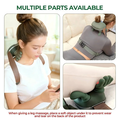 Smart Massager for Neck, Shoulders, Back, Hands and Legs with Brushless Motor