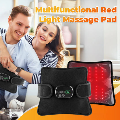 LED Red Light Therapy Pad Massager for Body, 660nm-850nm, Cordless