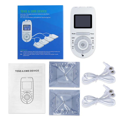 Tens Stimulator 12 Mode EMS Acupuncture Body Massager Device
