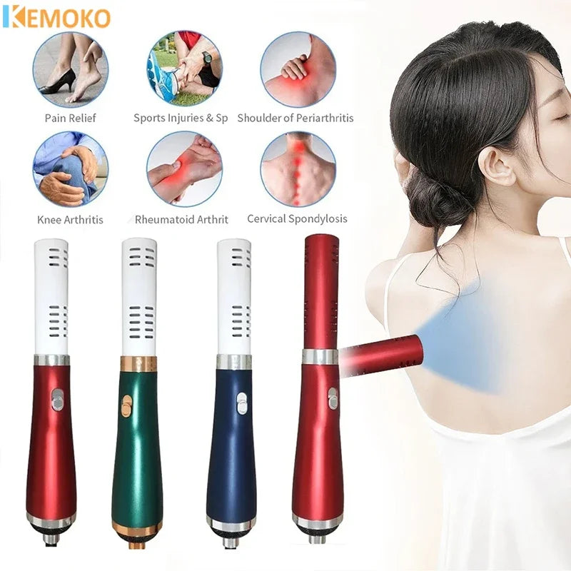 Terahertz Wave Light Therapy Massage Device for Waist Pain Relief