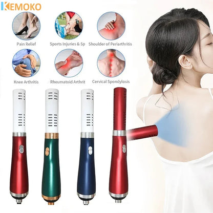 Terahertz Wave Light Therapy Massage Device for Waist Pain Relief