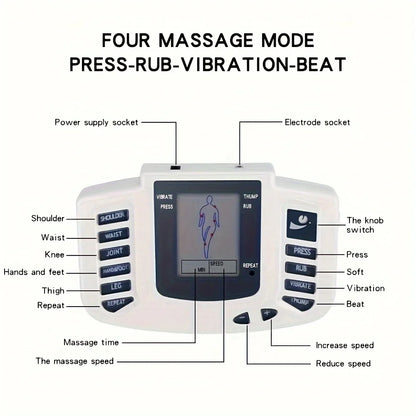 Electronic Pulse Massager EMS Tens Muscle Stimulator