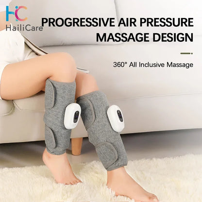 Wireless Rechargeable Leg Massager With 360 Degree Air Compression For Calves