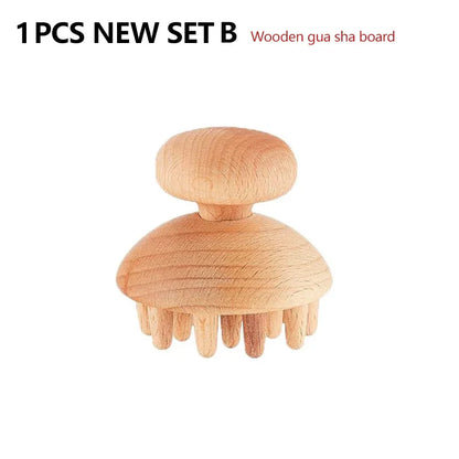 Wood Therapy Massage Roller For Lymphatic Drainage Relief