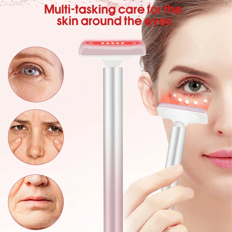 EMS Eye Massager Microcurrent Anti Aging Facial Lifter