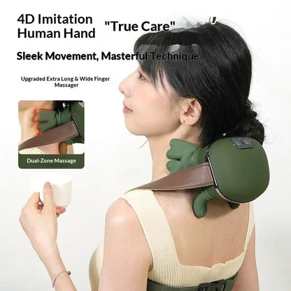 Portable Neck and Shoulder Kneading Massager with Wireless Heating