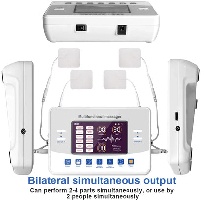 TENS EMS Massager with 30 Levels and 12 Modes, Dual Channel Muscle Stimulator