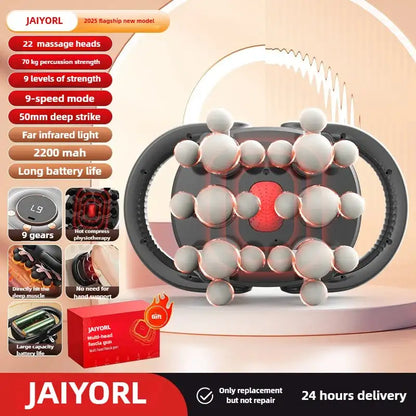 JAIYORL 22 Heads Massage Gun Wireless Deep Tissue Massager