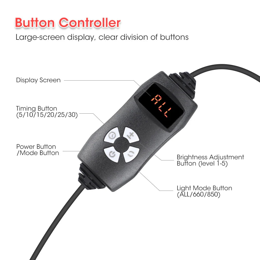 Infrared Red Light Wrist Guard