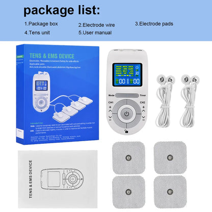 DearBeauty 12 Modes EMS TENS Pulse Massager For Pain Relief
