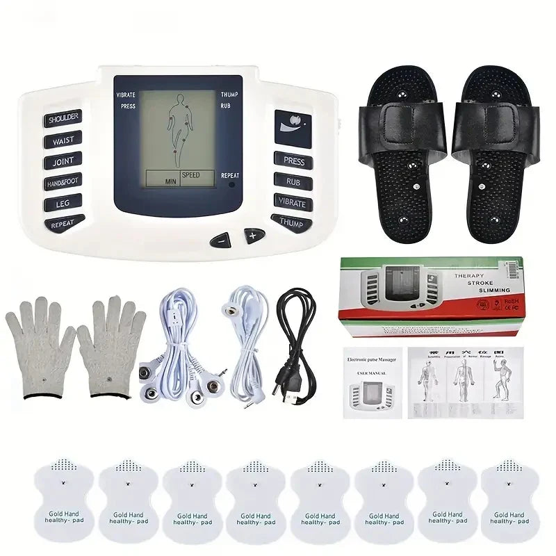 Electrostimulator Physiotherapy TENS EMS Massager with 12 Modes for Body