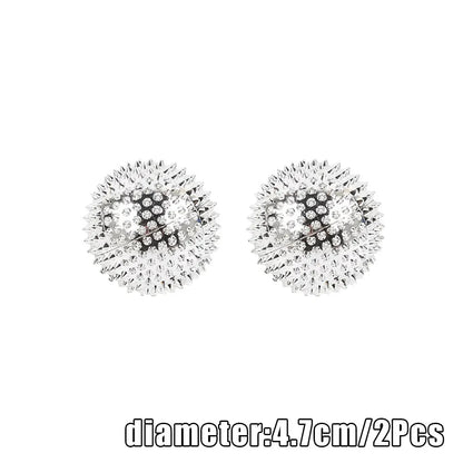 2pc Hand Magnetic Spiky Massage Ball Palm Acupressure