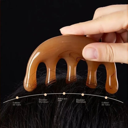Five Teeth Meridian Massage Comb