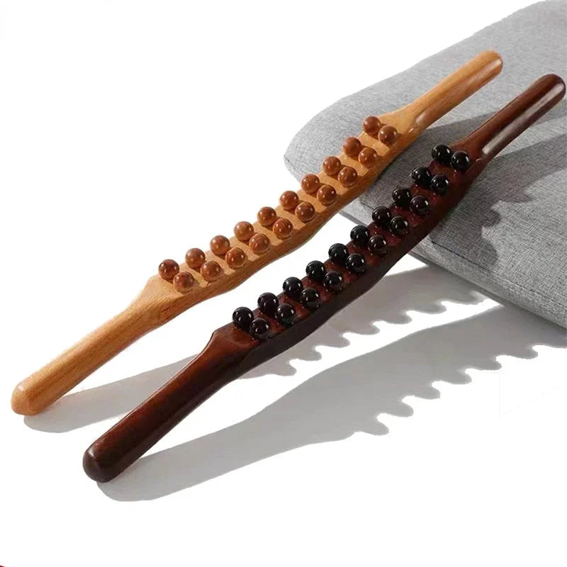Beech Gua Sha Massage Bar For Full Body Rolling Meridian