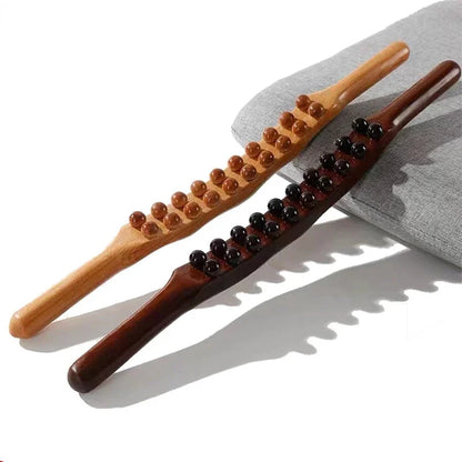 Beech Gua Sha Massage Bar For Full Body Rolling Meridian