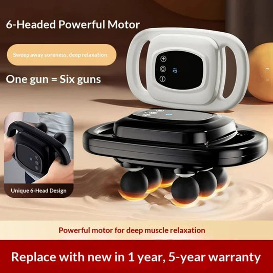 Electric Fascia Gun Massage Device With 30kg Pounding