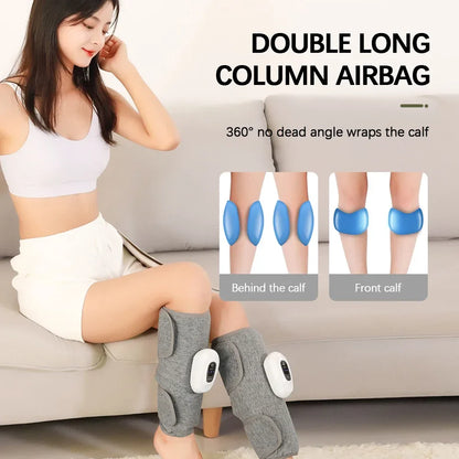 Wireless Rechargeable Leg Massager With 360 Degree Air Compression For Calves