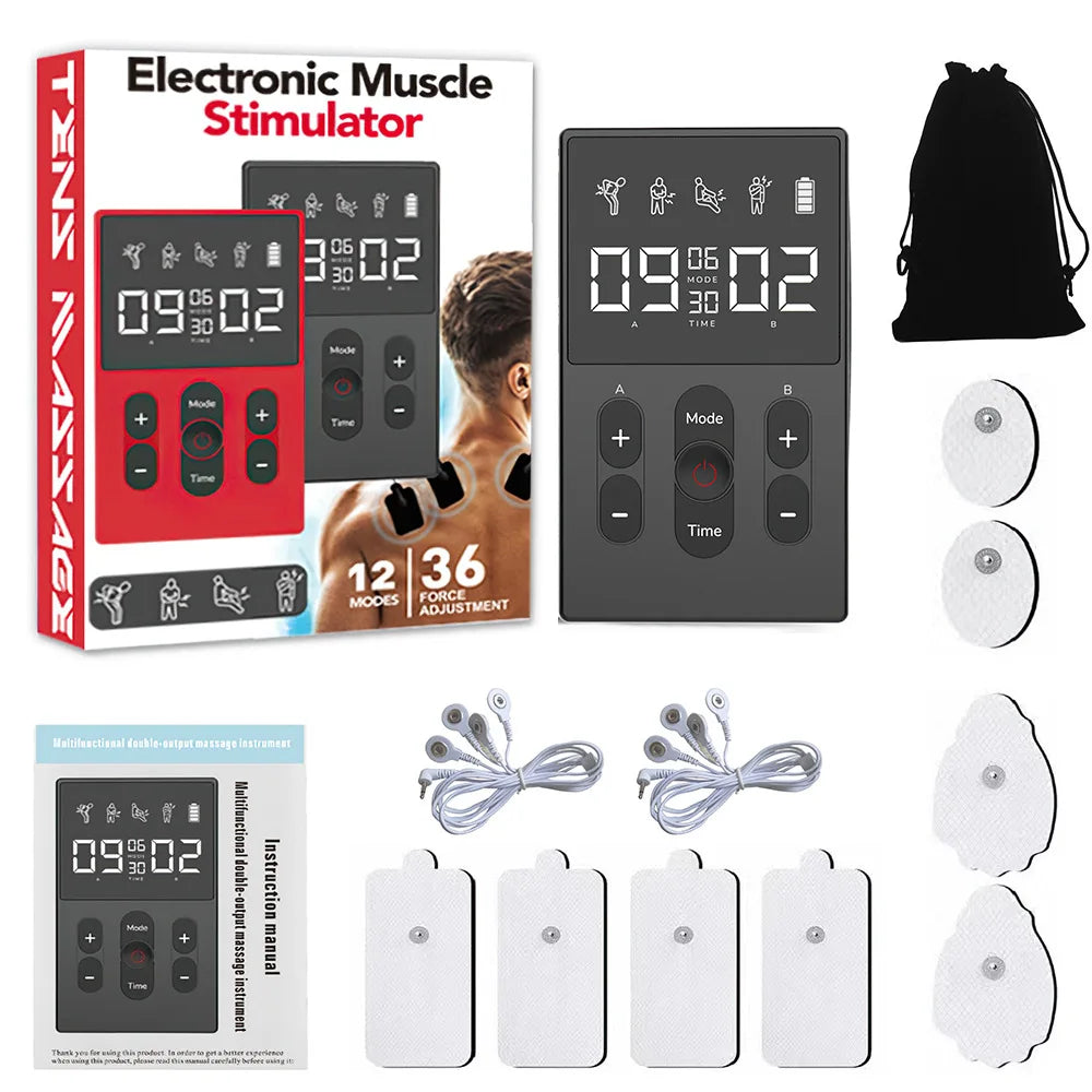 12MTENS – Portable TENS EMS Massager For Home Use Daily