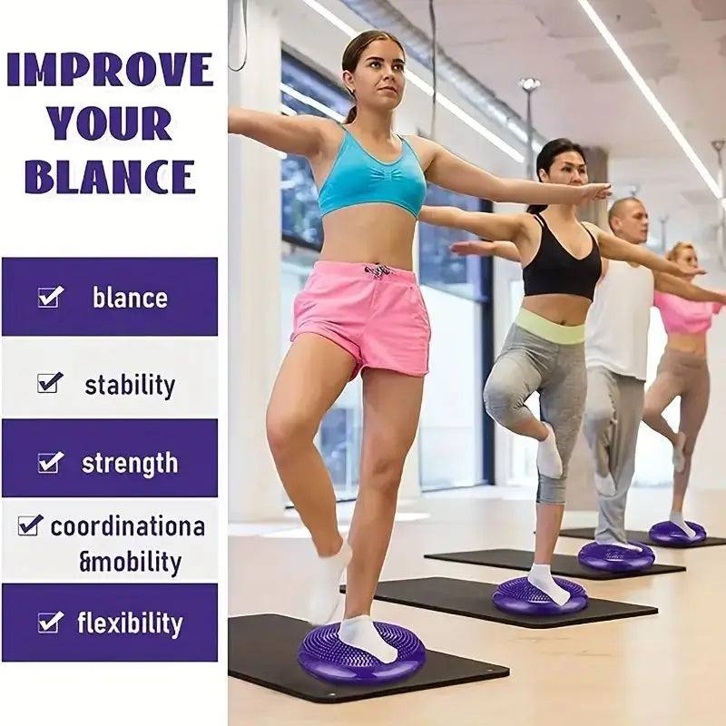 QzeUpwardSpirit Thickened Balance Pad Yoga Massage Seat Cushion