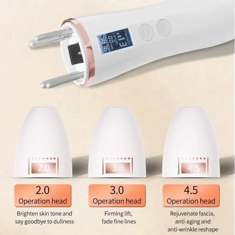 7D Ultrasonic Handheld Face Lifting Massager For Anti Aging And Skin Tightening