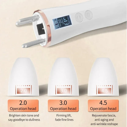 7D Ultrasonic Handheld Face Lifting Massager For Anti Aging And Skin Tightening