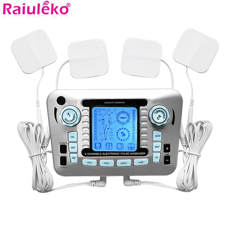 Tens Massager - EMS Muscle Stimulator with Acupuncture & Infrared Therapy