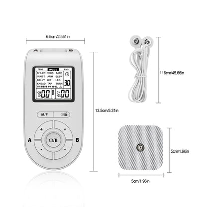 TENS EMS Physiotherapy Massager with 40 Adjustable Levels, 24 Modes