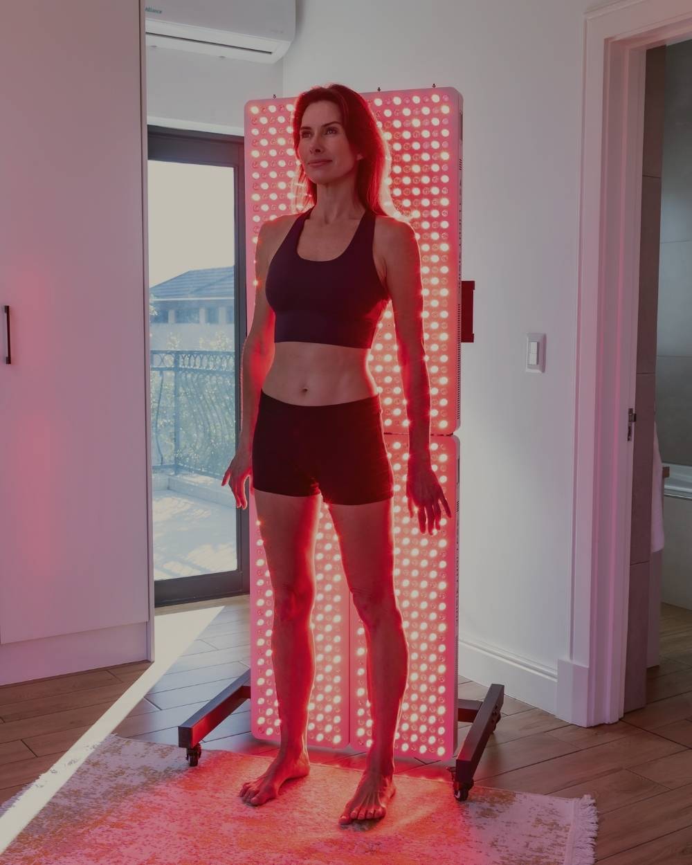 Red Light Rising Vertical Stand for Advantage Panels