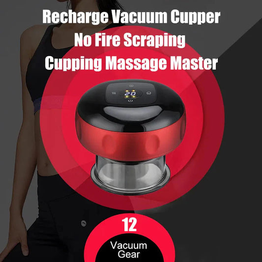 AiQUE Recharge Electric Vacuum Cupping Therapy Set Skin