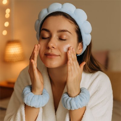 Bandeau Maquillage Ajustable Microfibre