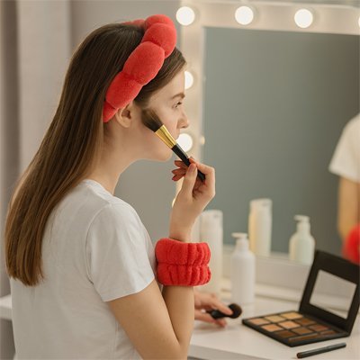 Bandeau Maquillage Ajustable Microfibre