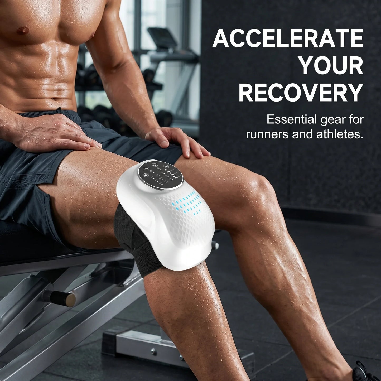 3D Airbag Heated Knee Massager with Infrared Therapy