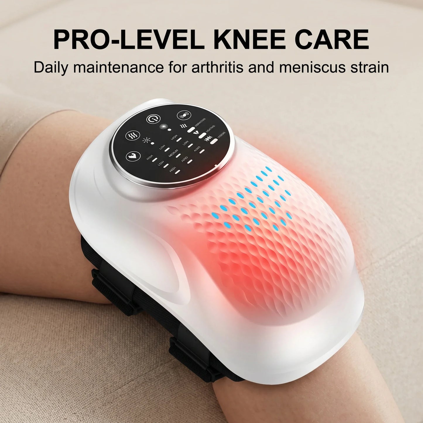 3D Airbag Heated Knee Massager with Infrared Therapy