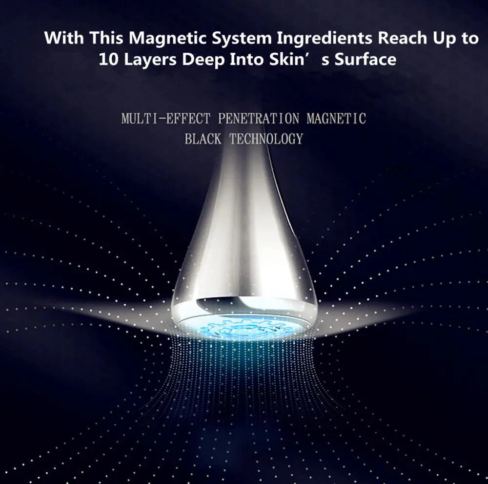 Magnetic Facial Massager with Microcurrent and Dumbbells