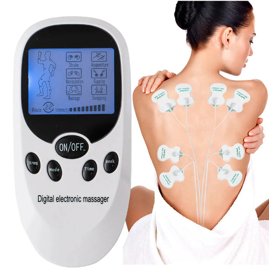 Digital TENS Machine EMS Massager Electric Pulse Muscle