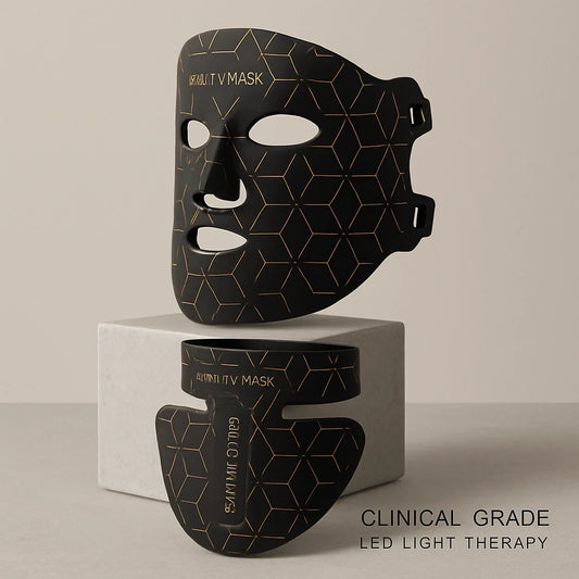 Professional 7-Color LED Light Therapy Mask for Face &
