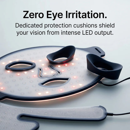 Professional 7-Color LED Light Therapy Mask for Face & Neck