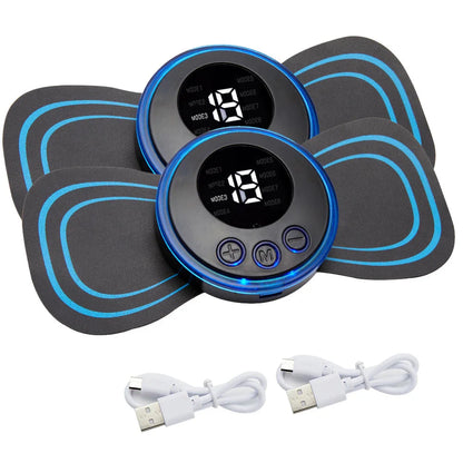 EMS Electric Pulse Neck Massager Cervical Massage Patch Back Sticker Muscle Stimulator Portable Relief Pain Relax Massageador