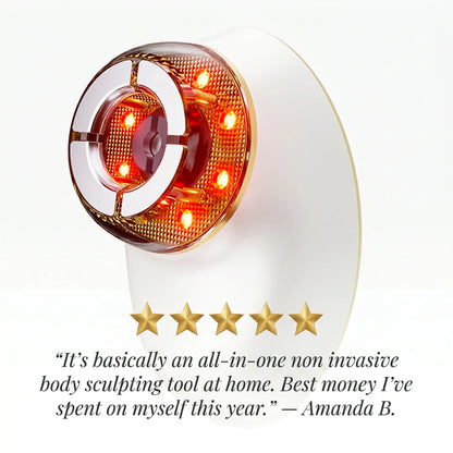 LED Face & Neck Sculpting Massager with EMS Suction