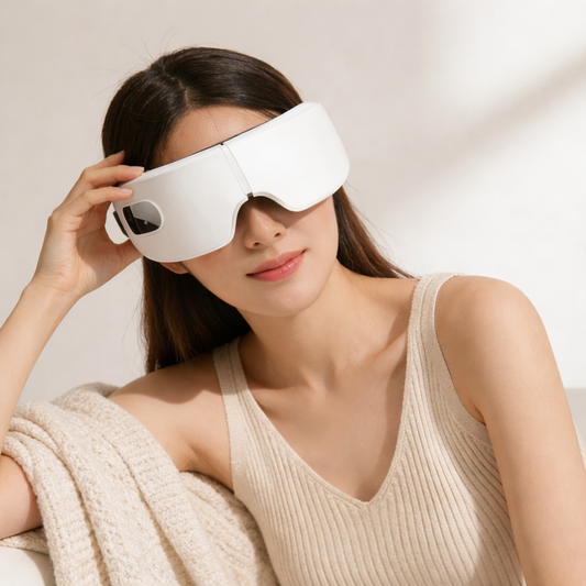 Norya Heated Eye Massager for Eye Strain & Sleep – Relaxing Compression Eye Mask Norya Skin