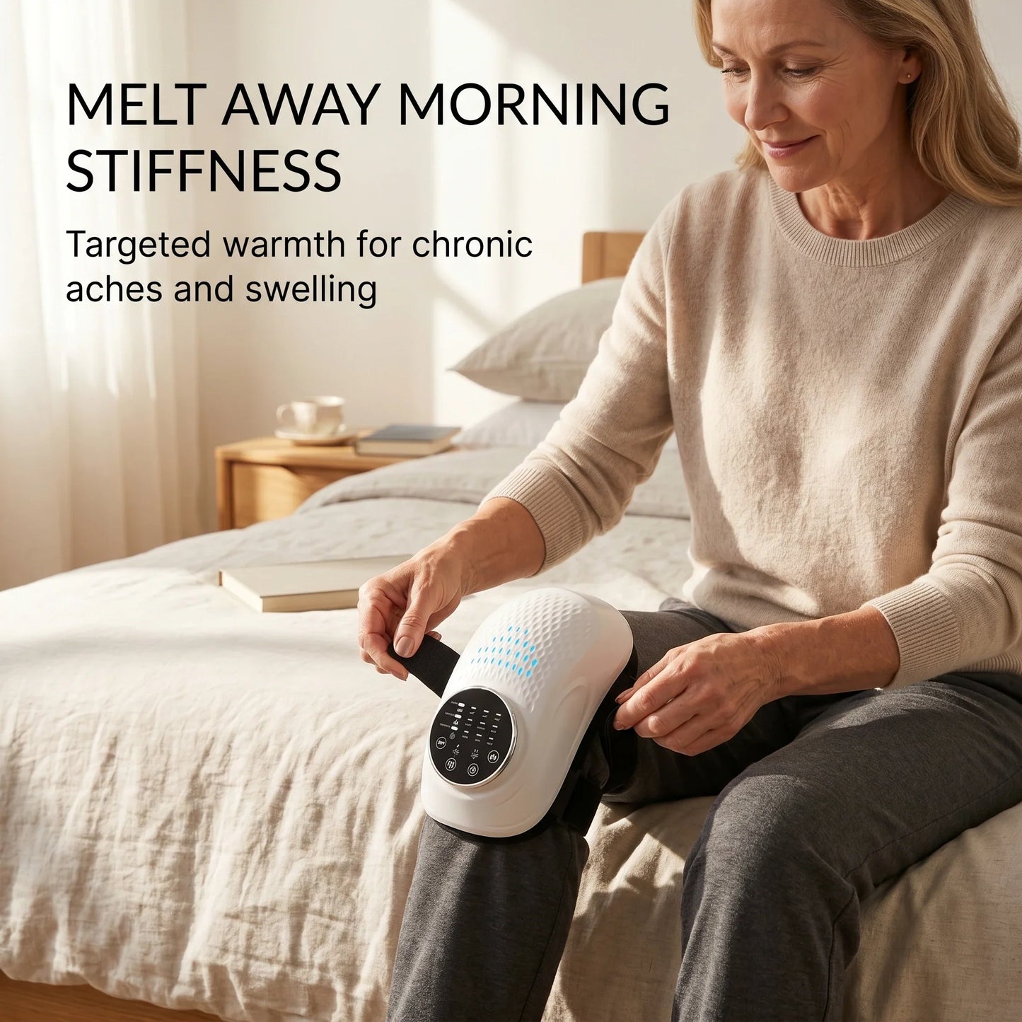 3D Airbag Heated Knee Massager with Infrared Therapy