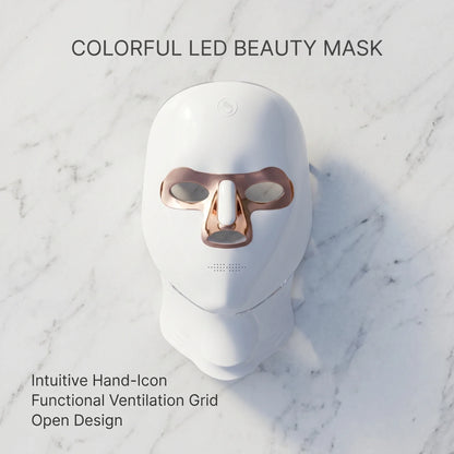 Wireless LED Light Therapy Mask for Face and Neck