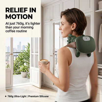 Hands-Free Heated Neck and Shoulder Massager
