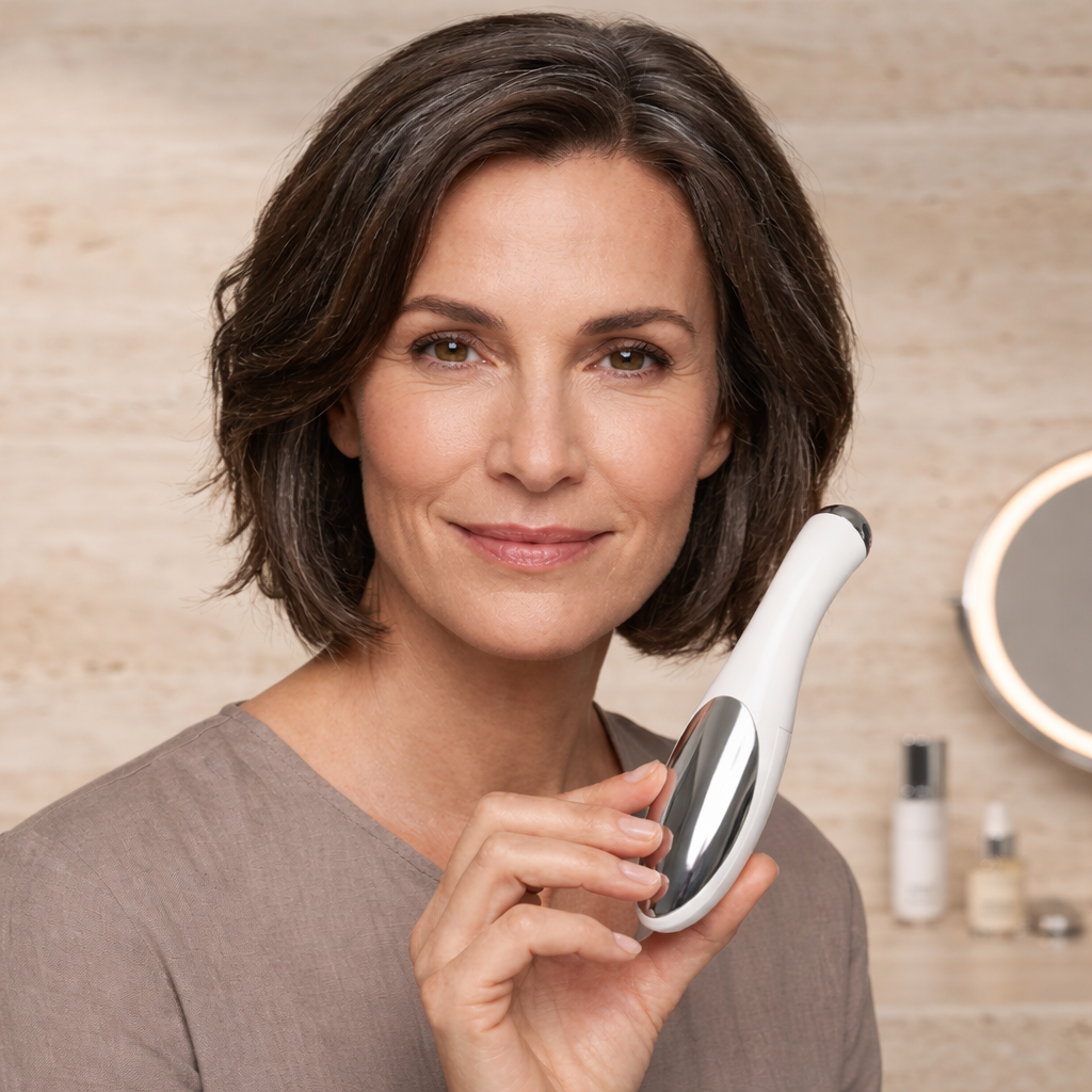 Norya Electric Eye Massager for Dark Circles & Wrinkles – EMS Skin Tightening Device Norya Skin