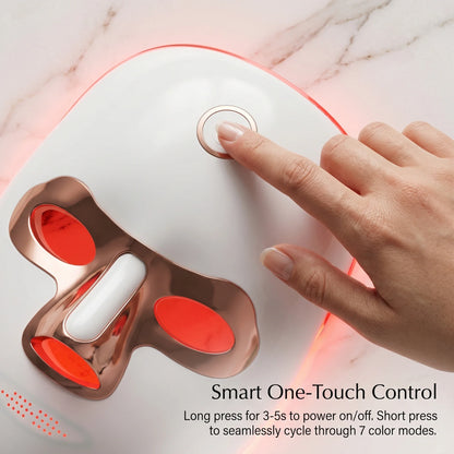 Wireless LED Light Therapy Mask for Face and Neck