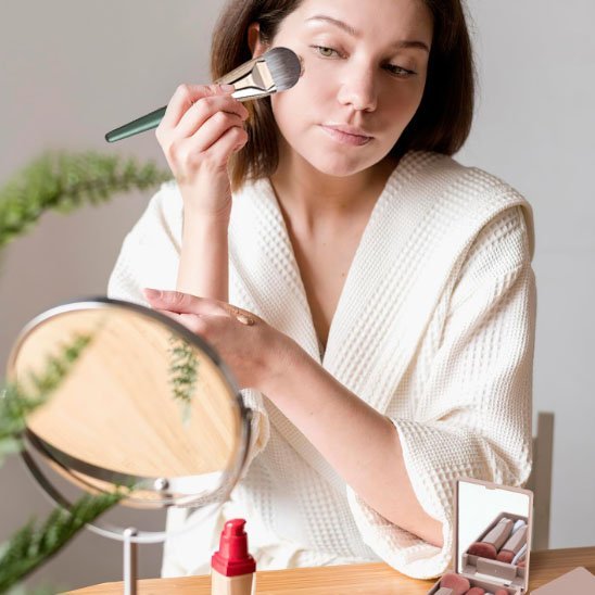 Kit de Pinceaux Maquillage Professionnels (Set Complet)