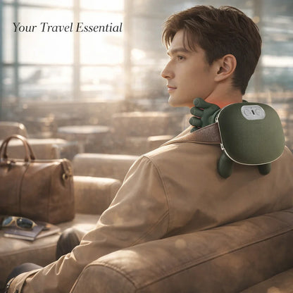 Hands-Free Heated Neck and Shoulder Massager