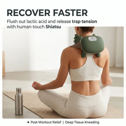 Hands-Free Heated Neck and Shoulder Massager