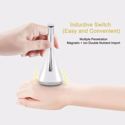 Magnetic Facial Massager with Microcurrent and Dumbbells