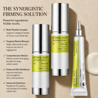 Retinol Lift Cream & Retinal Serum for Anti Aging – Wrinkle Reduction, Skin Tightening & Firming Face Treatment for Smooth Youthful Skin